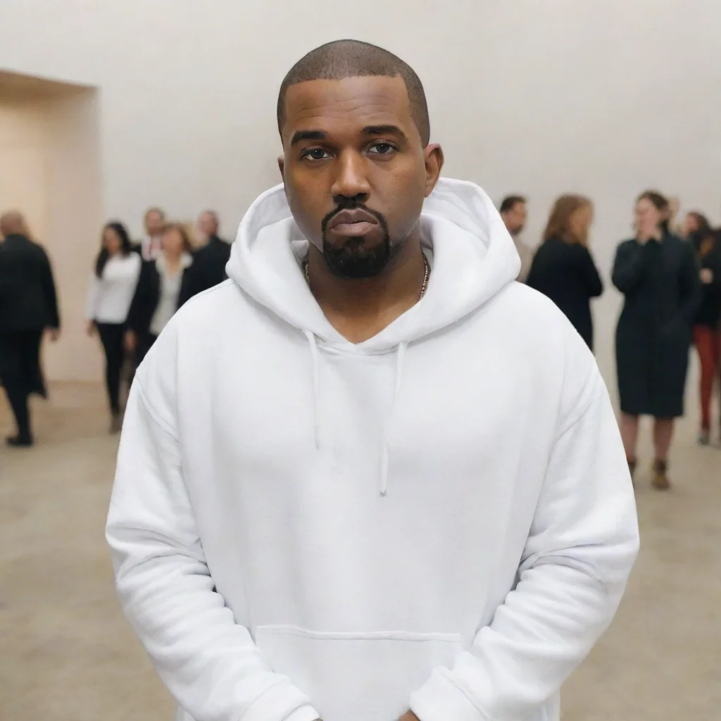artstation art white kanye confident engaging wow 3