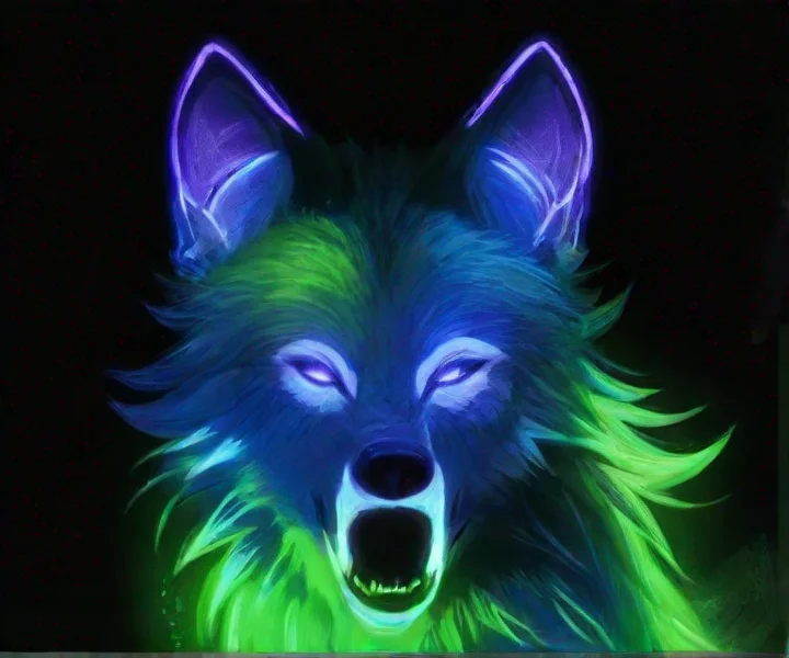 aiartstation art wolf  confident engaging wow 3
