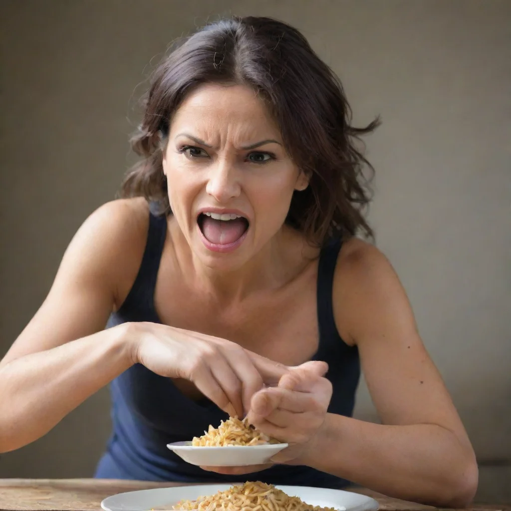 artstation art woman force feed confident engaging wow 3