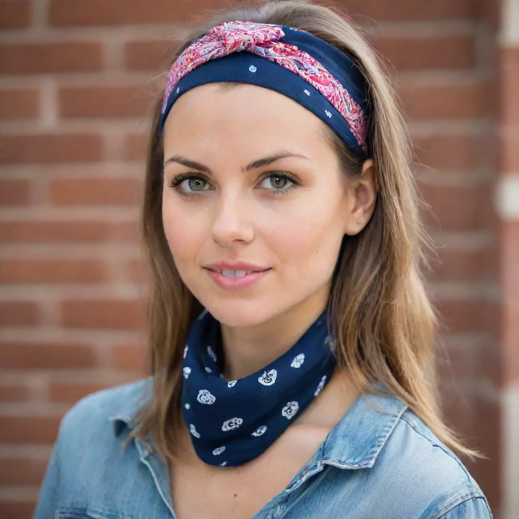 artstation art woman wearing bandana  confident engaging wow 3