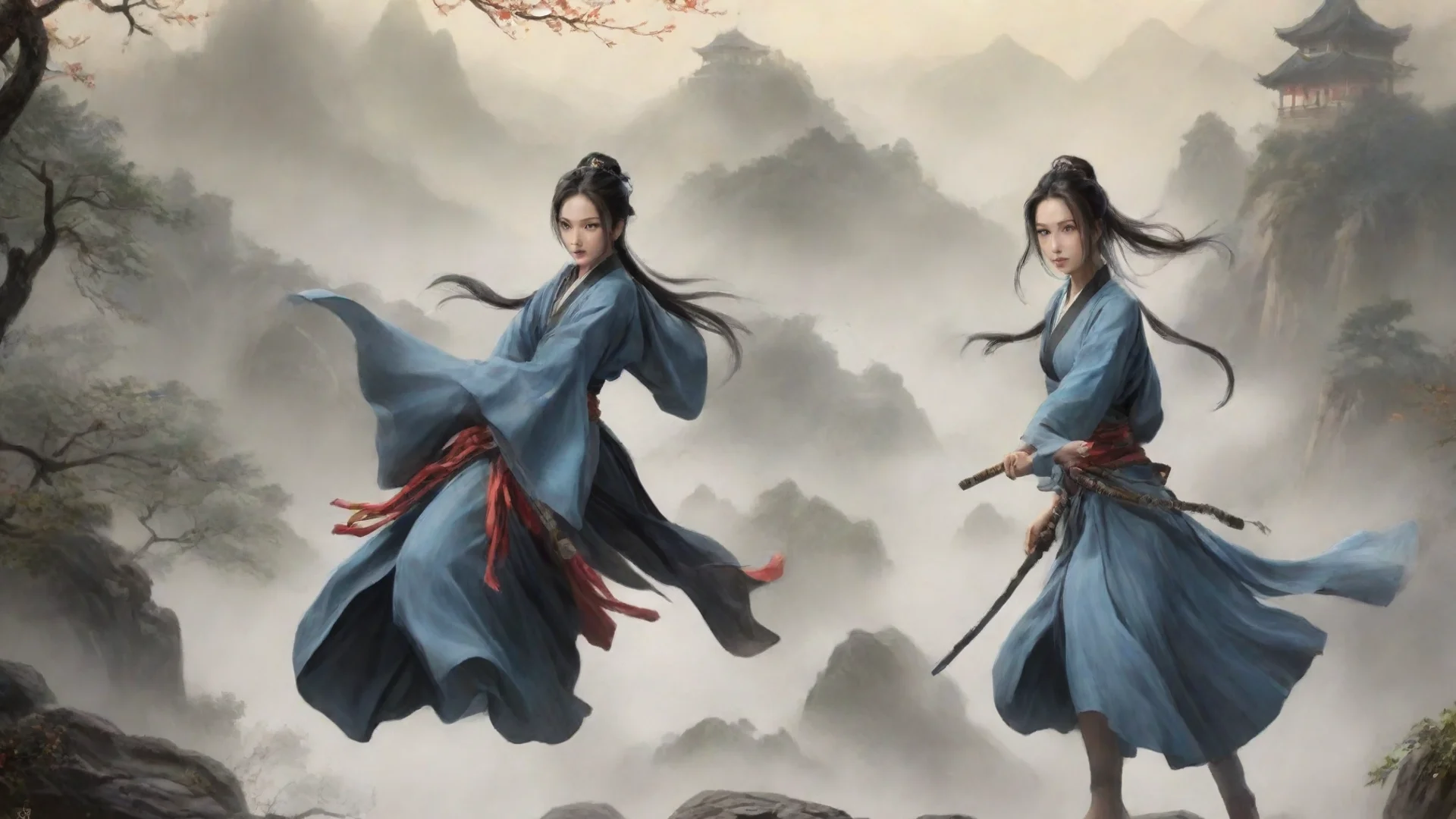 aiartstation art wuxia confident engaging wow 3 wide