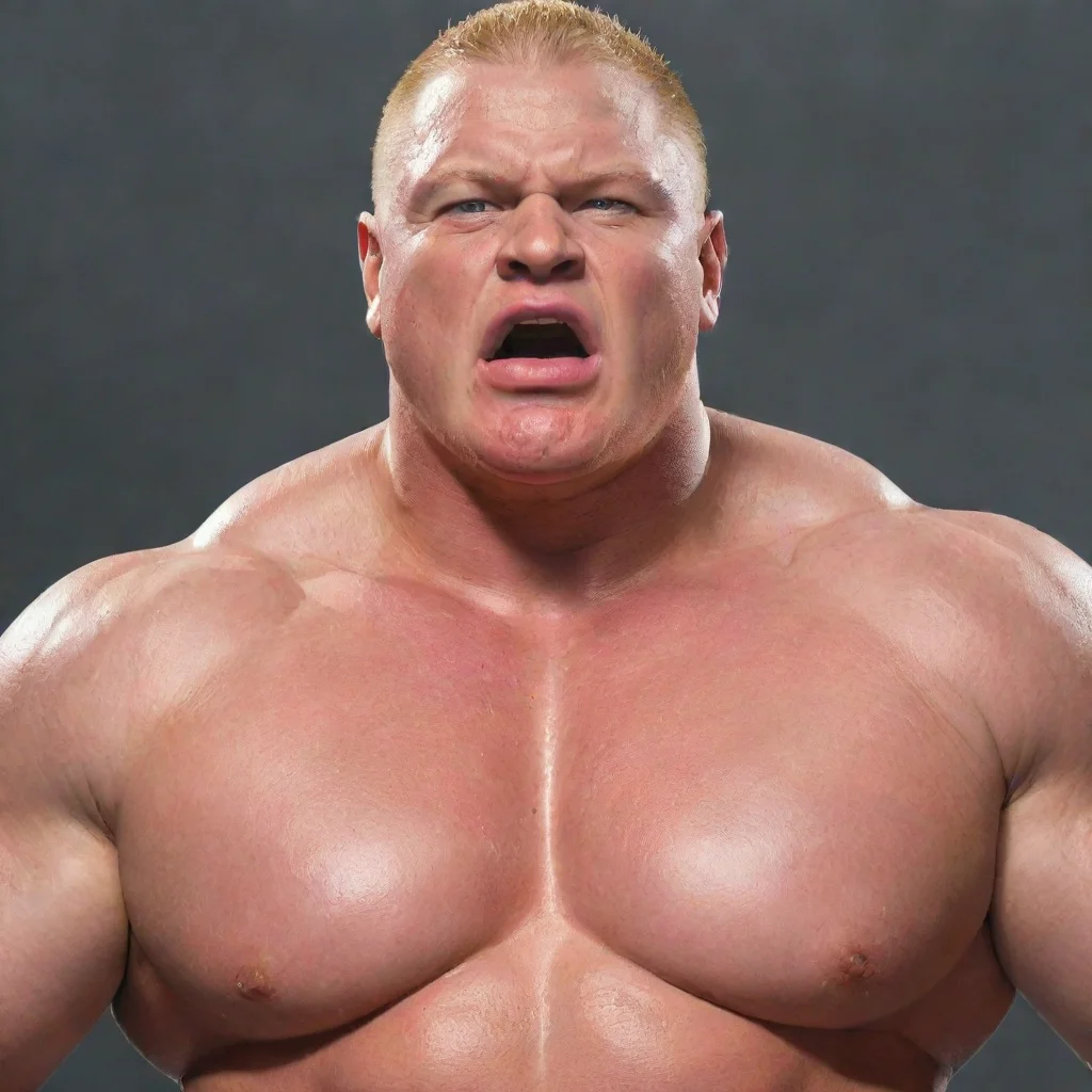 artstation art wwe brock lesnar confident engaging wow 3