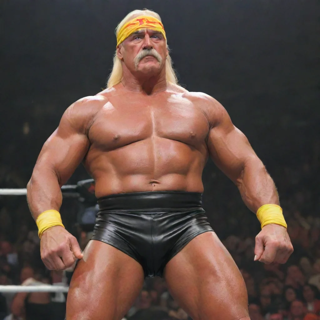 aiartstation art wwe hulk hogan confident engaging wow 3