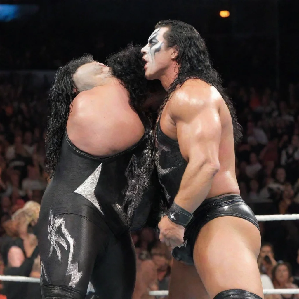 aiartstation art wwe kiss confident engaging wow 3