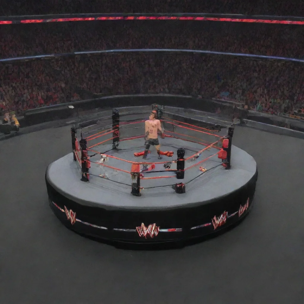artstation art wwe ring confident engaging wow 3