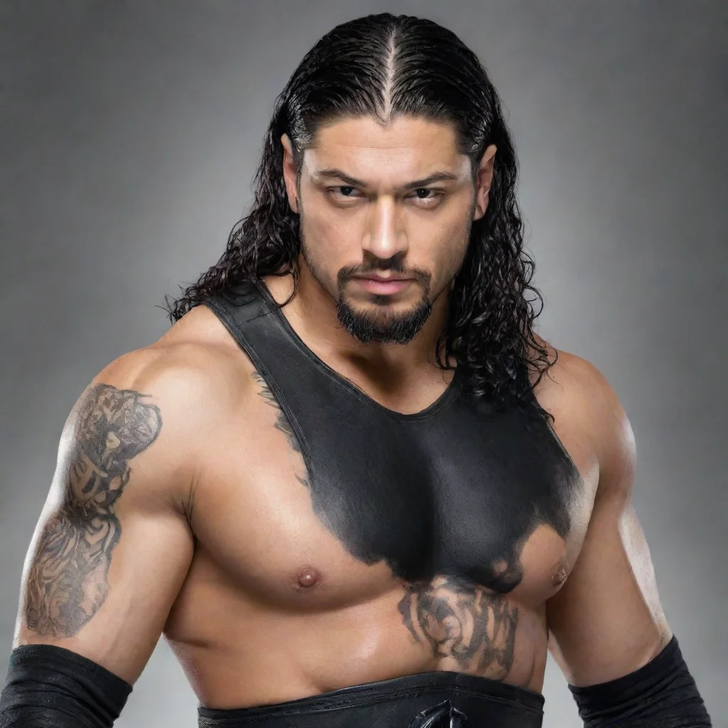 aiartstation art wwe roman reigns  confident engaging wow 3