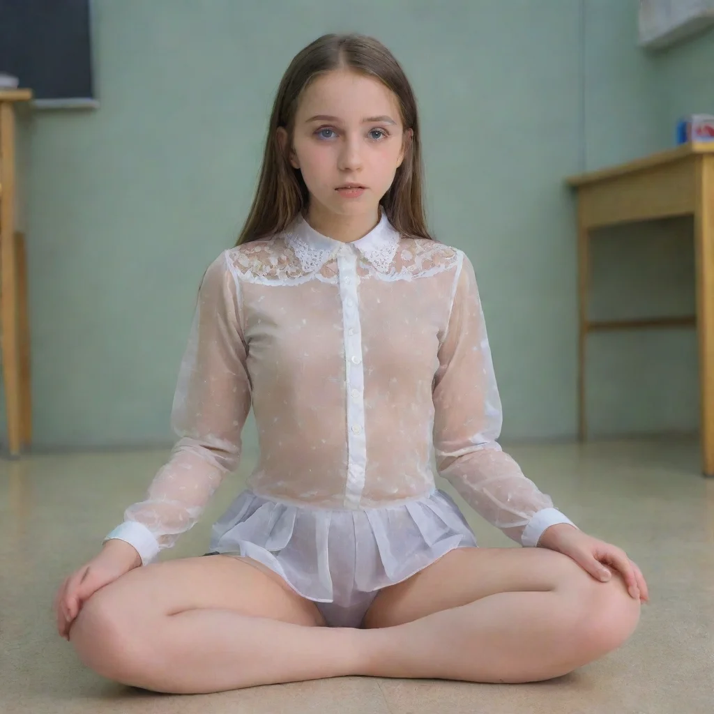aiartstation art young girl with legs spread and see through shirt is molested by teacher confident engaging wow 3