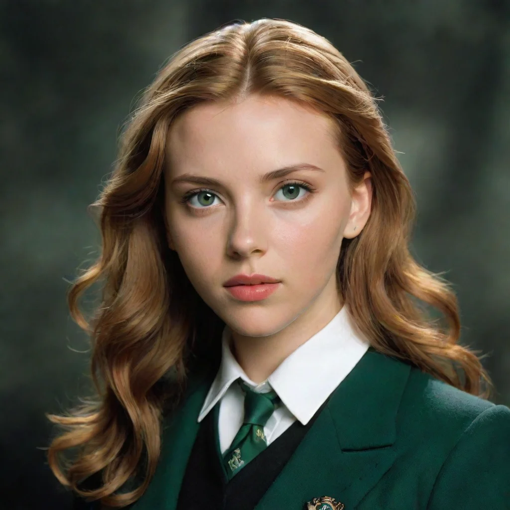 artstation art young scarlett johansson as a slytherin confident engaging wow 3