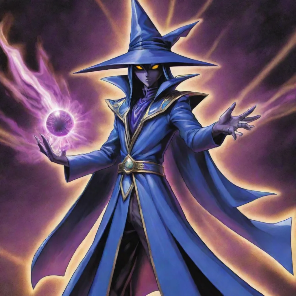 aiartstation art yu gi oh elite dark magician confident engaging wow 3