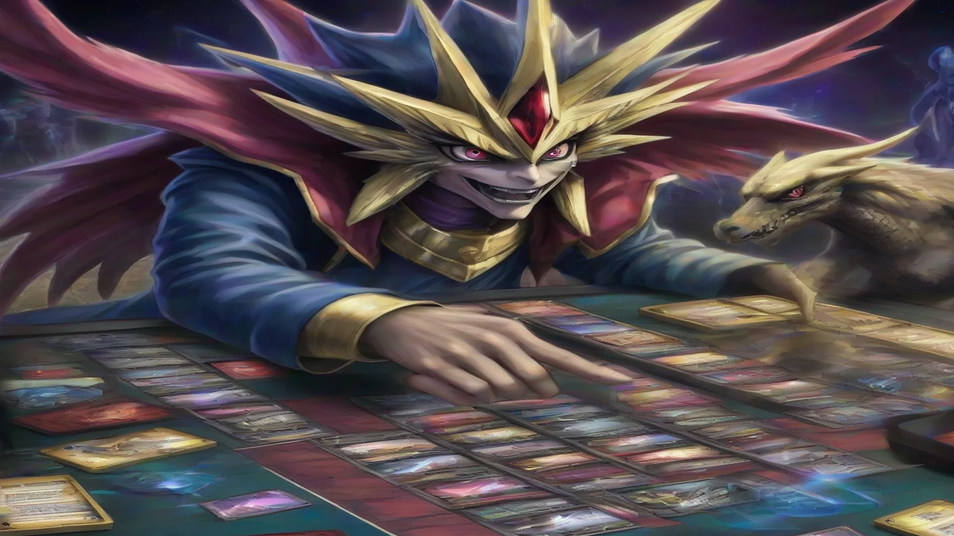 aiartstation art yugioh confident engaging wow 3 wide