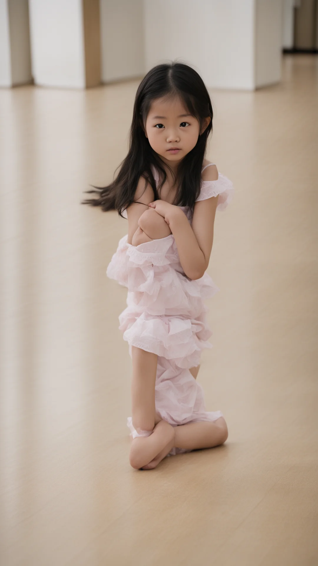 asia littlegirl four down on floor amazing awesome portrait 2 tall