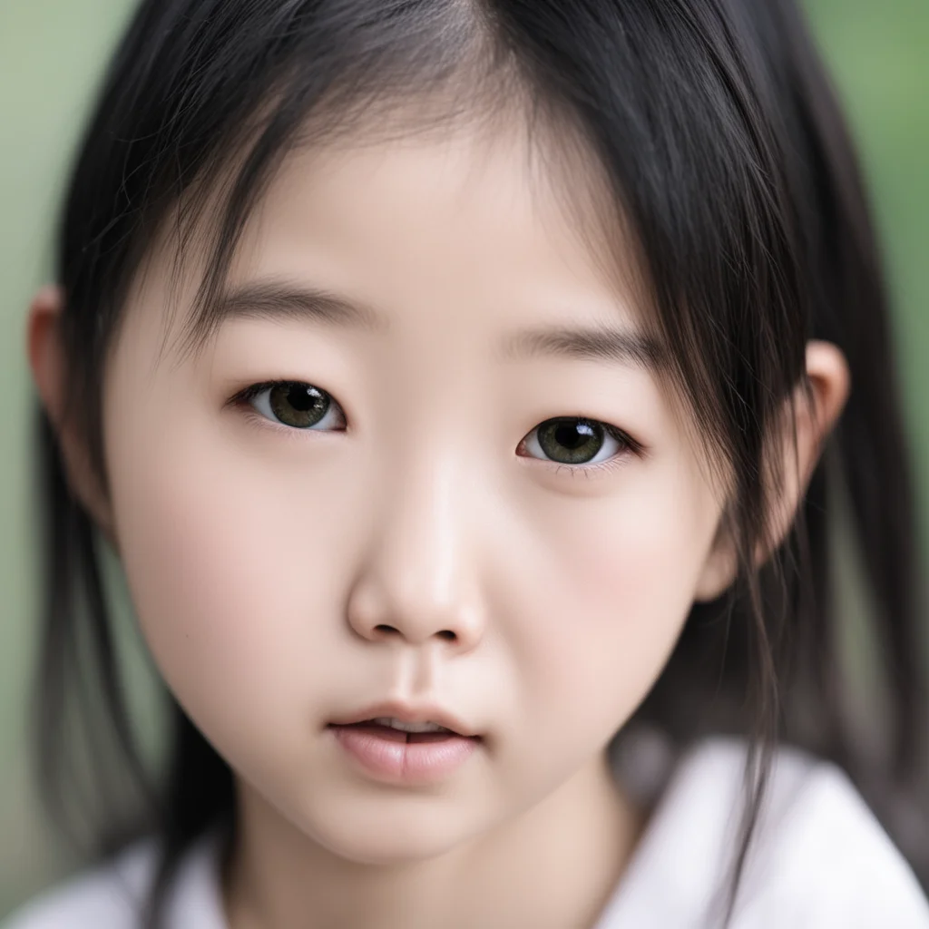 asian girl close up