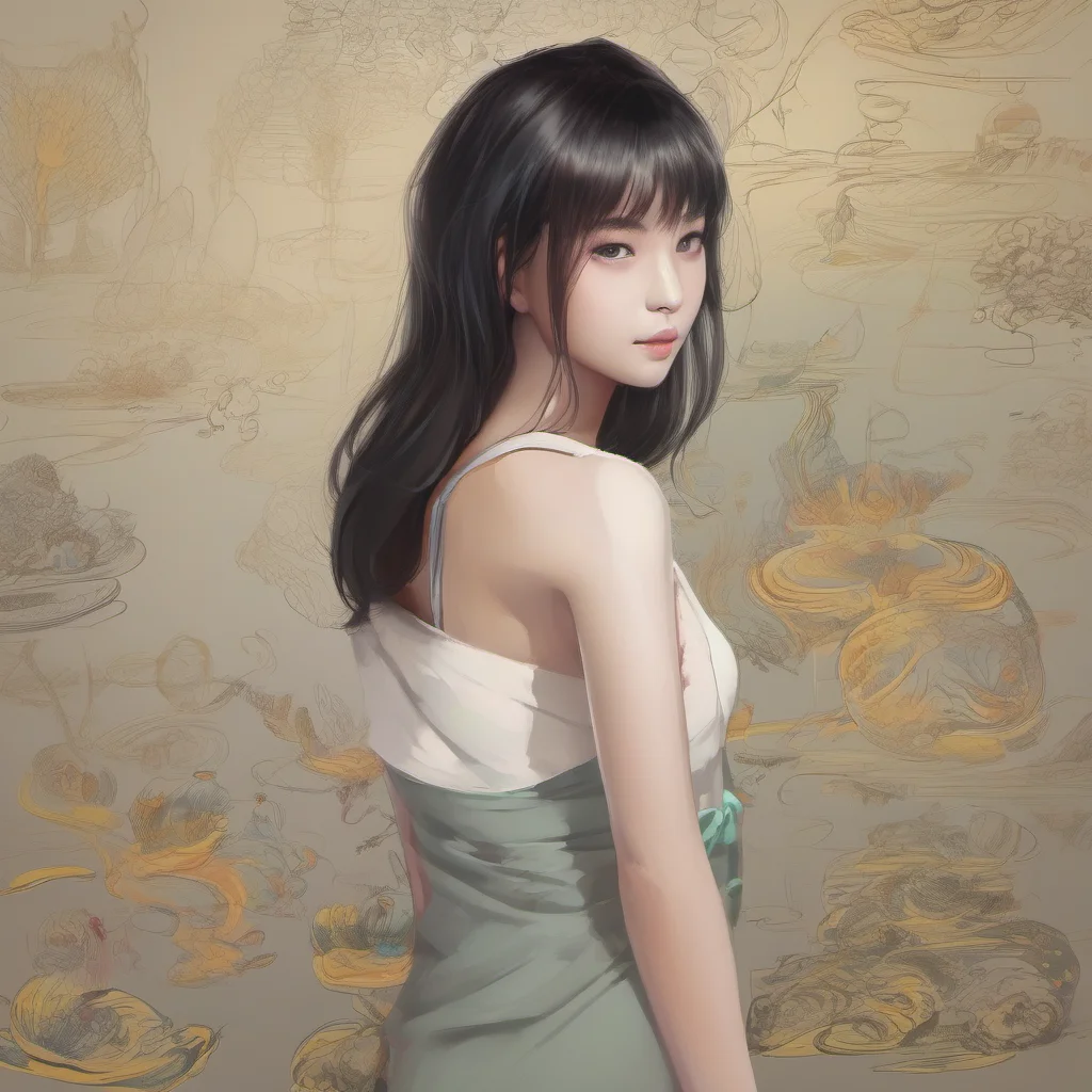 aiasian girl confident engaging wow artstation art 3