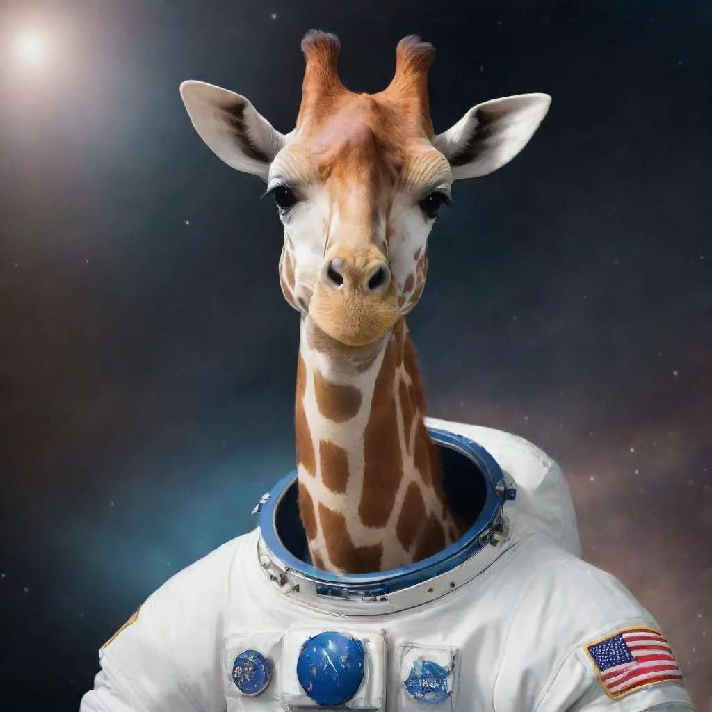 aiastronaut giraffe
