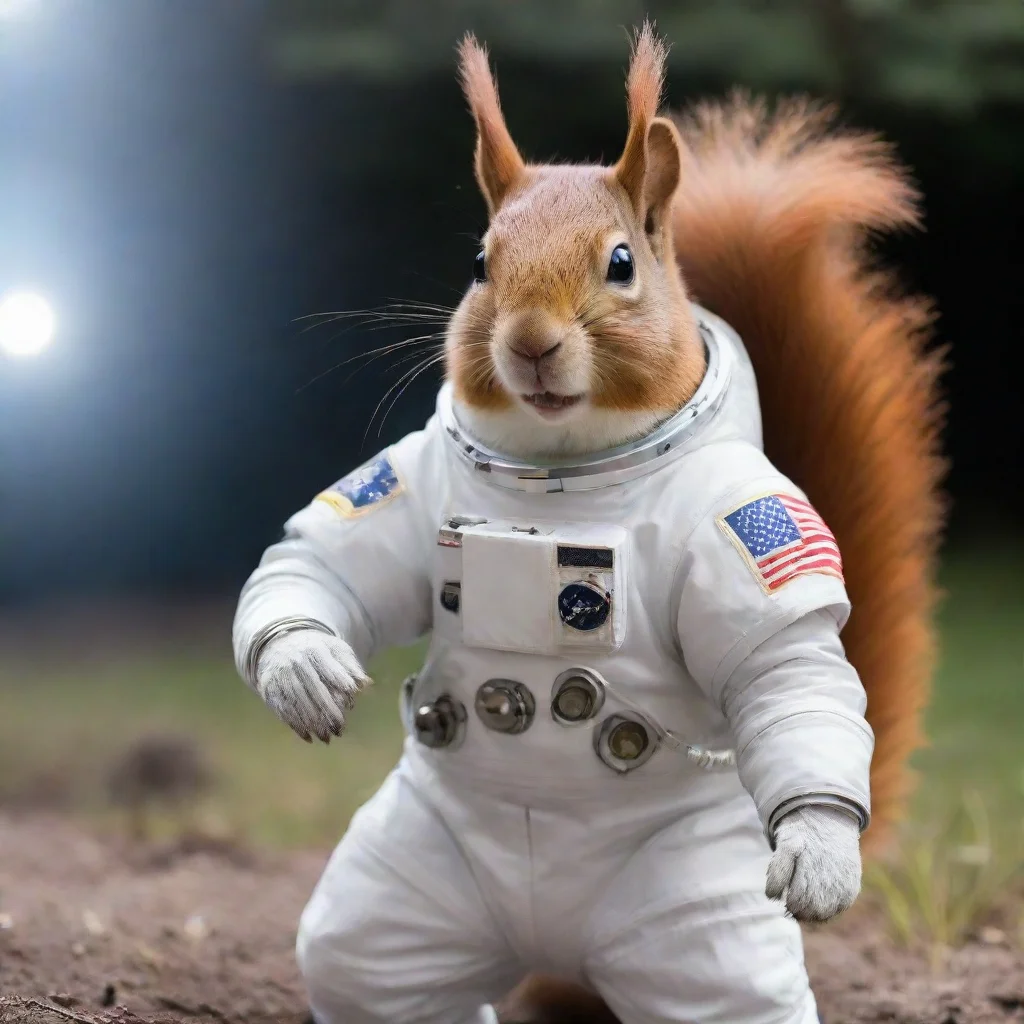 aiastronaut squirrel