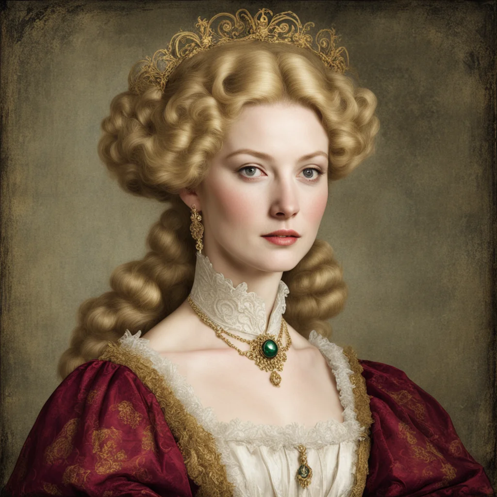 attractive 1500s renacentist aristocrat blonde woman amazing awesome portrait 2