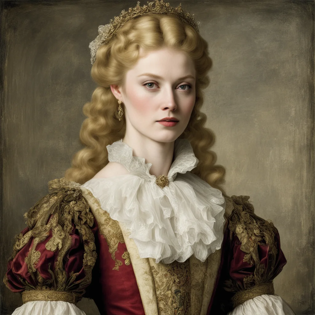 attractive 1500s renacentist aristocrat blonde woman good looking trending fantastic 1