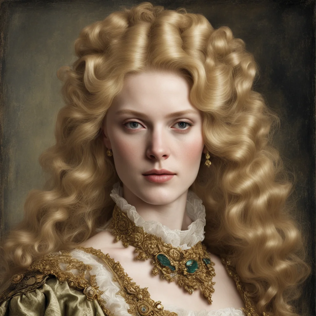 attractive 1500s renacentist aristocrat blonde woman hyper realistic good looking trending fantastic 1