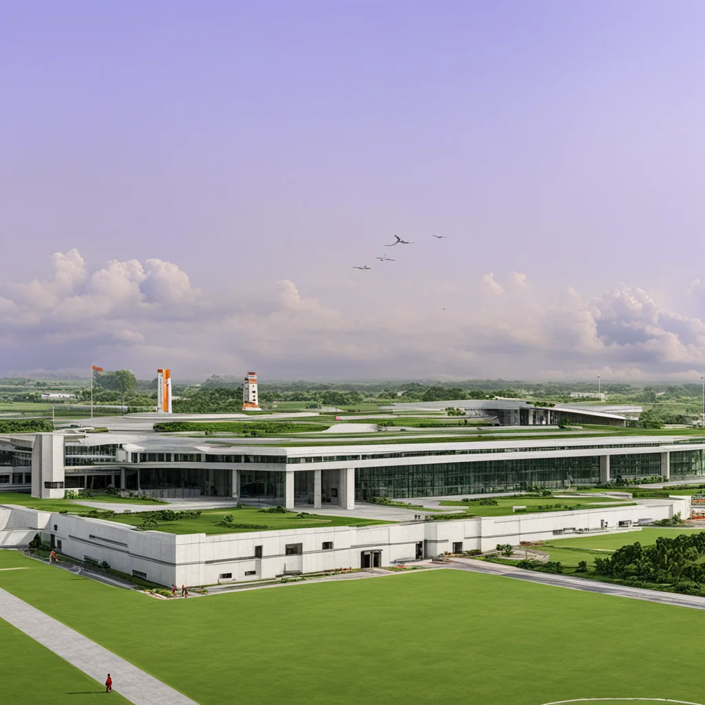 ayodhya airport  confident engaging wow artstation art 3