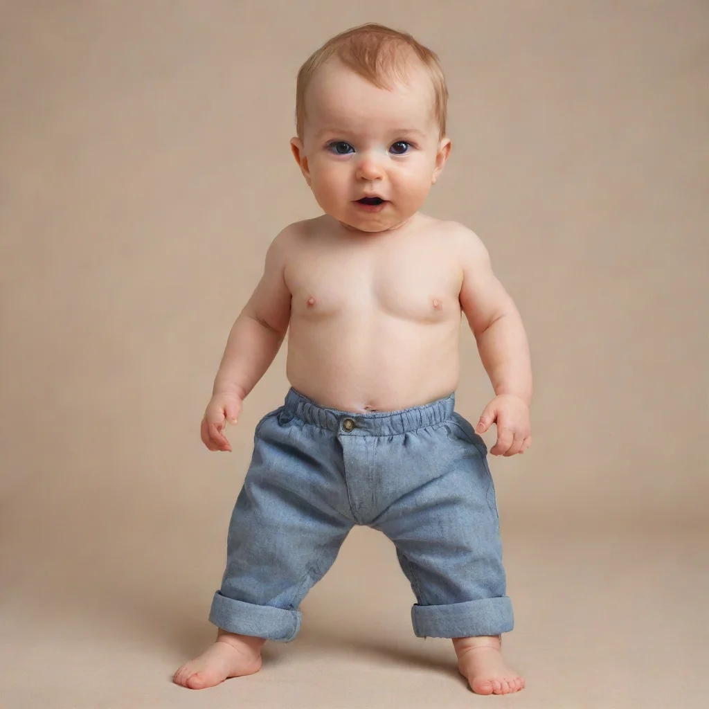 aibaby in mans trousers