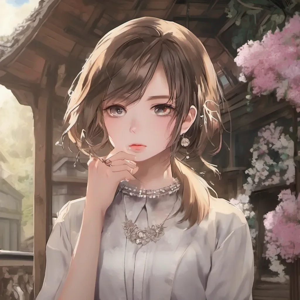 backdrop location scenery amazing wonderful beautiful charming picturesque tanya tanya watches you leave with a confused expression on her face she turns to her friends and starts whispering to them her eyes darting in your direction ai art