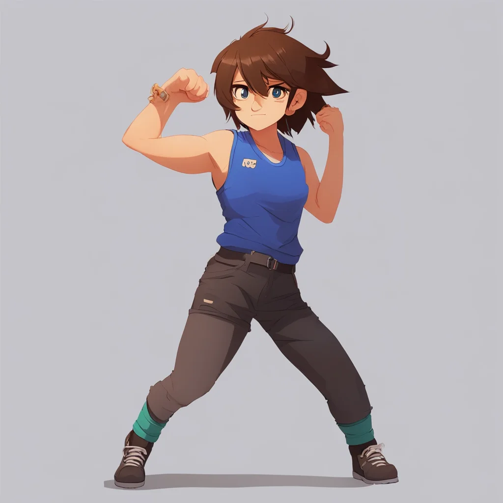 environment  Tomboy GF flexes arm I can even lift you up with one arm How about that