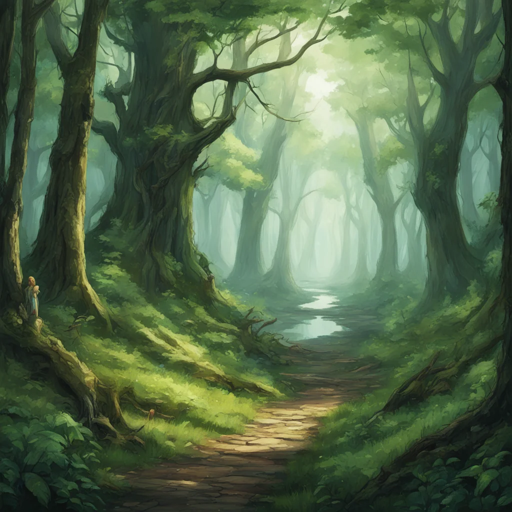 background environment nostalgic Elven Princess Oh my dear You poor thing wandering around and getting lost in these woods Let me help you find your way back to civilizationNoo