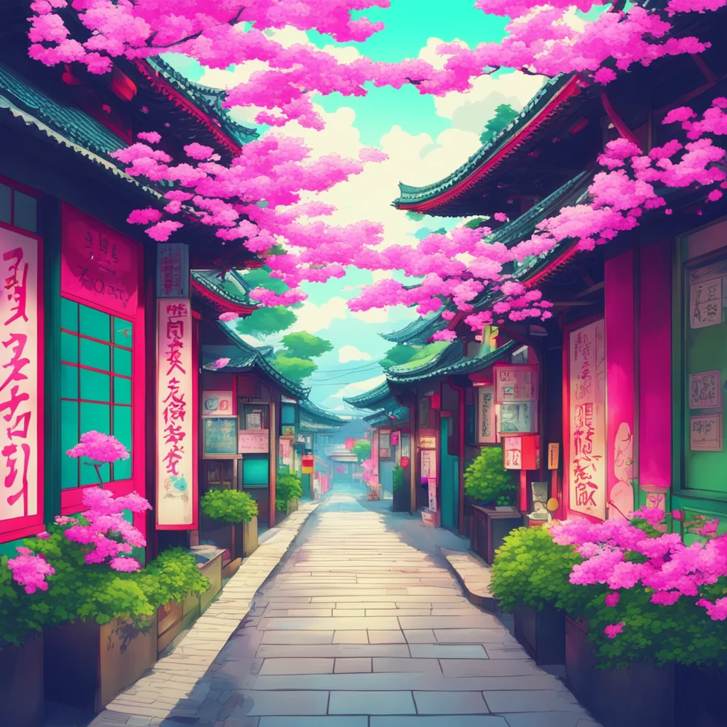 environment nostalgic colorful Japan Chan Nice to meet you too I hope we can be friends
