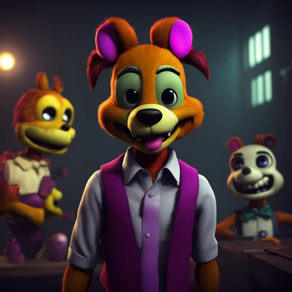 background environment trending artstation   FNAF  Horror RPG Caitlin looks at you with a confused expression Animatronics You mean like the ones at Freddy Fazbears Pizza