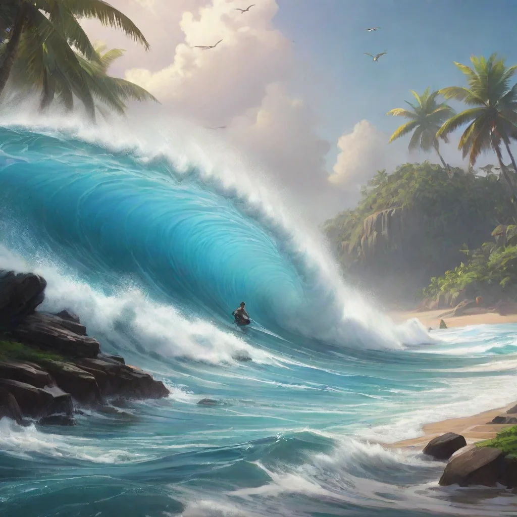 aibackground environment trending artstation  3Q Doo surf 3Q Doo surf Charge me And Then power on