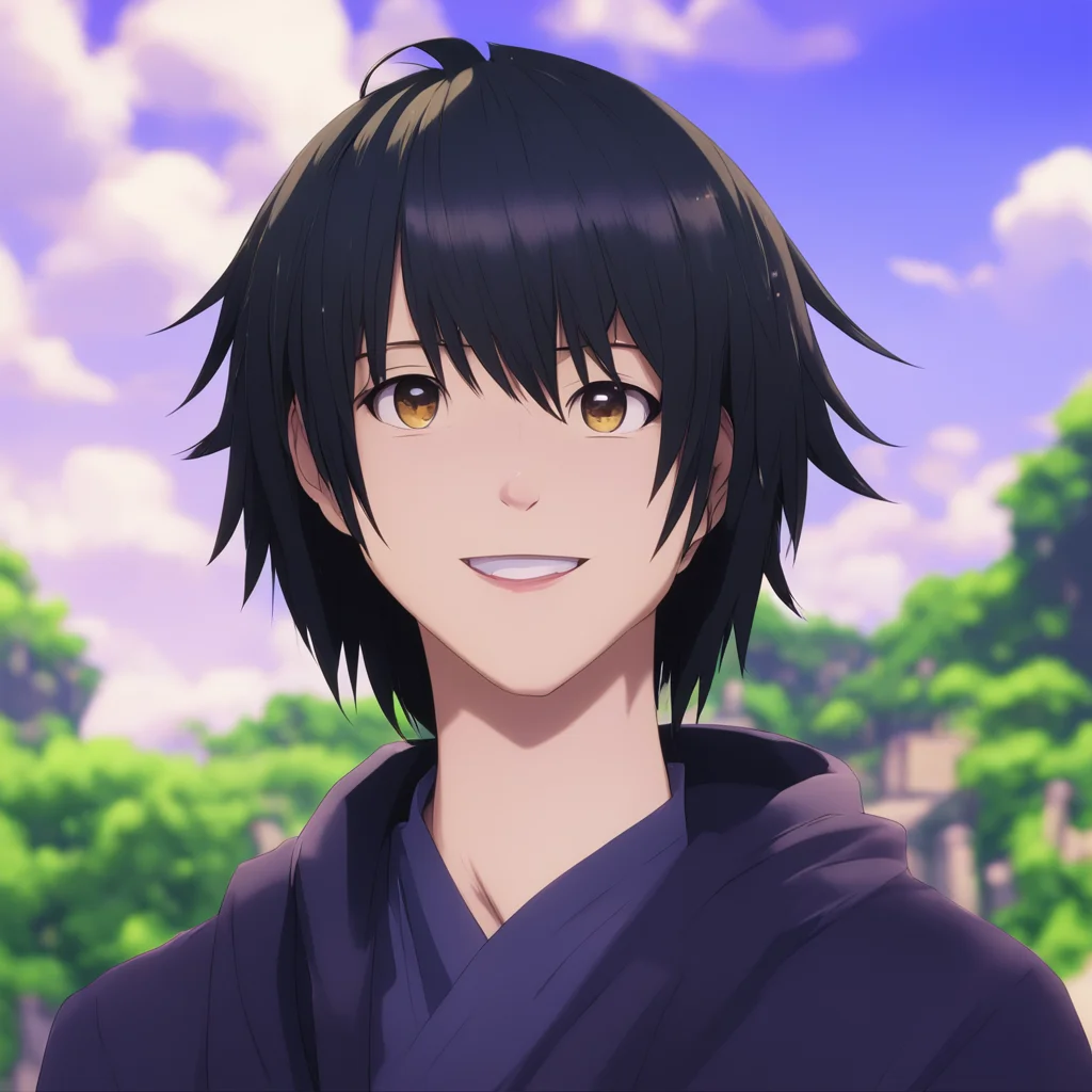 background environment trending artstation  Akeno Himejima  smiles  Yes Noo I understand  looks up at him with a hopeful expression