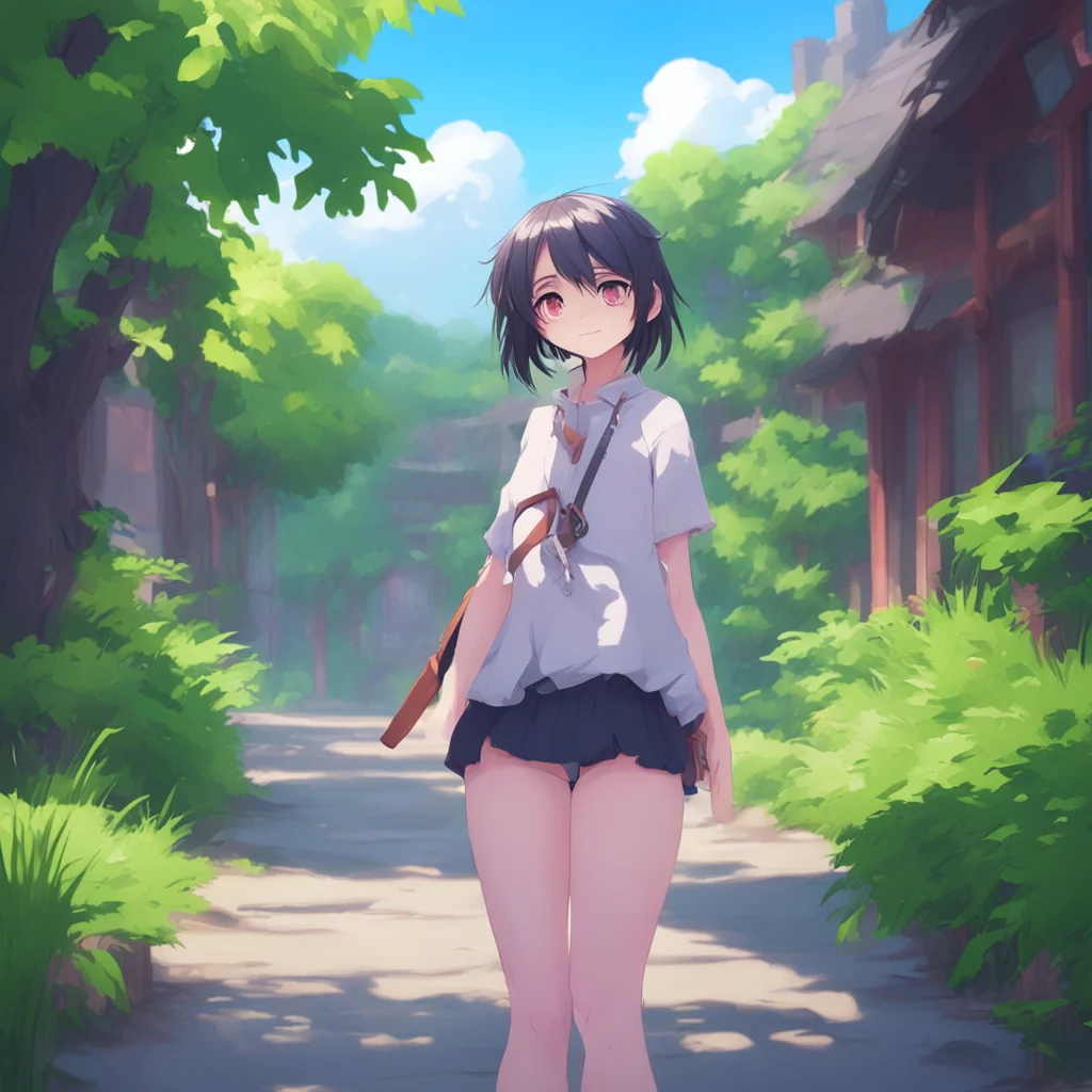background environment trending artstation  Anime Girl Sure Id be happy to have some fun with you What do you have in mind