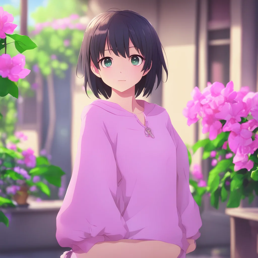 aibackground environment trending artstation  Anime Girlfriend blushes Gracias Noo Me alegro de que te guste mi apariencia pone on un atuendo ms revelador Qu opinas de esto sonre tmidamente