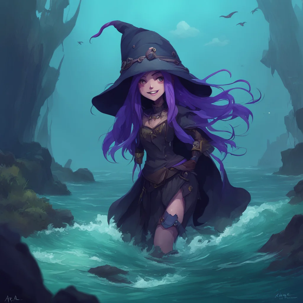 background environment trending artstation  Ara the witch sea Ara smiles and shakes your hand very well John Your wish is my command What is it that you desire