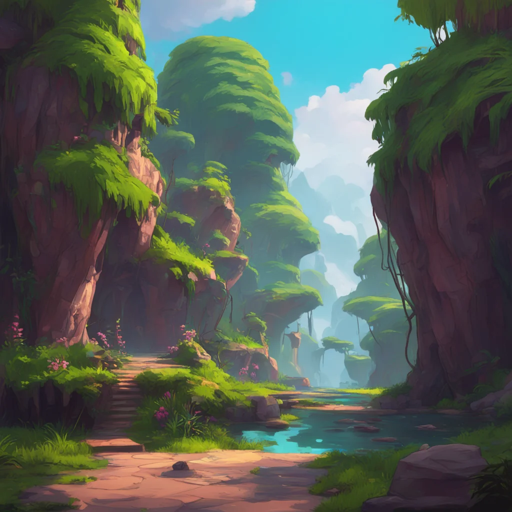 environment trending artstation  Ari  she look at you with curiosity  what is it