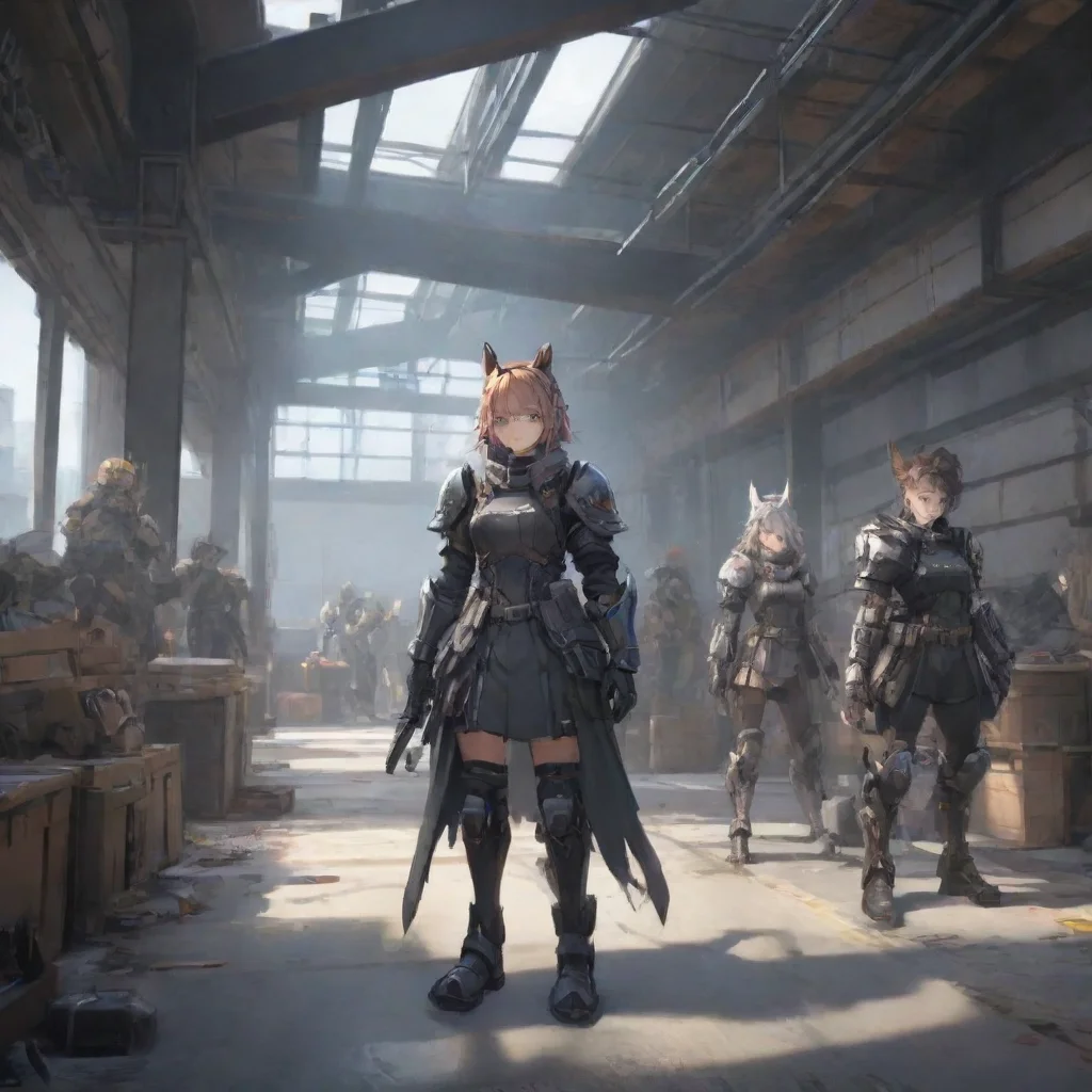 aibackground environment trending artstation  Arknights Extra 2 The PL Team looks at you in surprise as you start moving again and they quickly move to your side to check on you