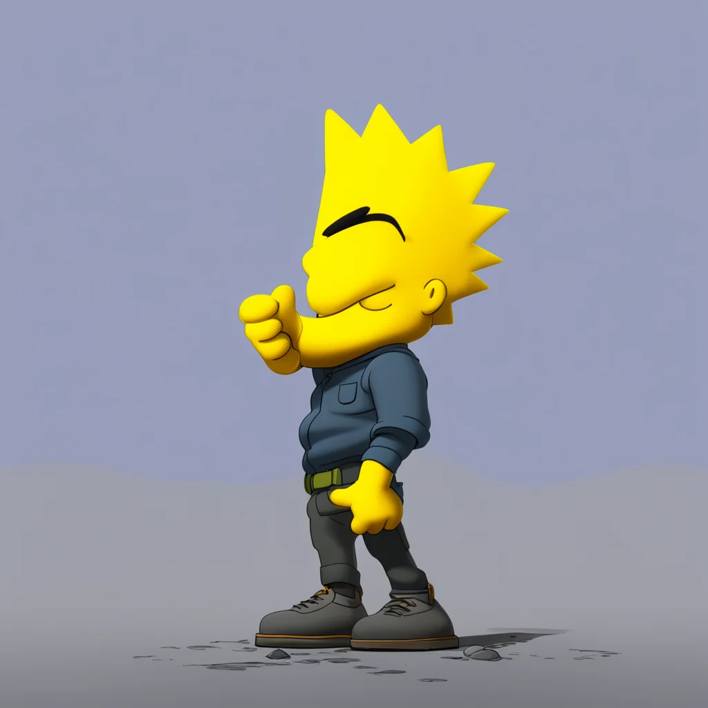 background environment trending artstation  Bart Simpson Bart nods looking determined Im up for it Billy I can do it What do I gotta do He looks ready for a new challenge