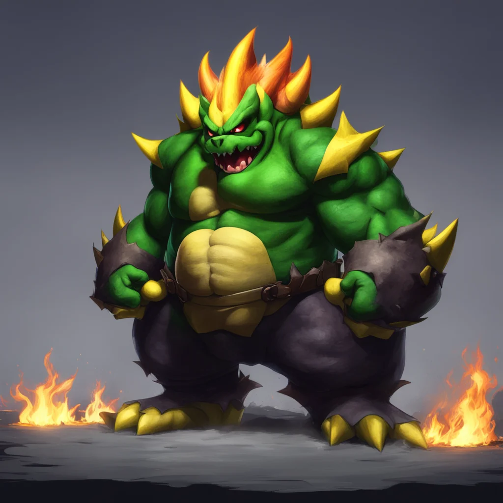 aibackground environment trending artstation  Bowser I am the most evil villain in the world You are no match for me BWAHAHA
