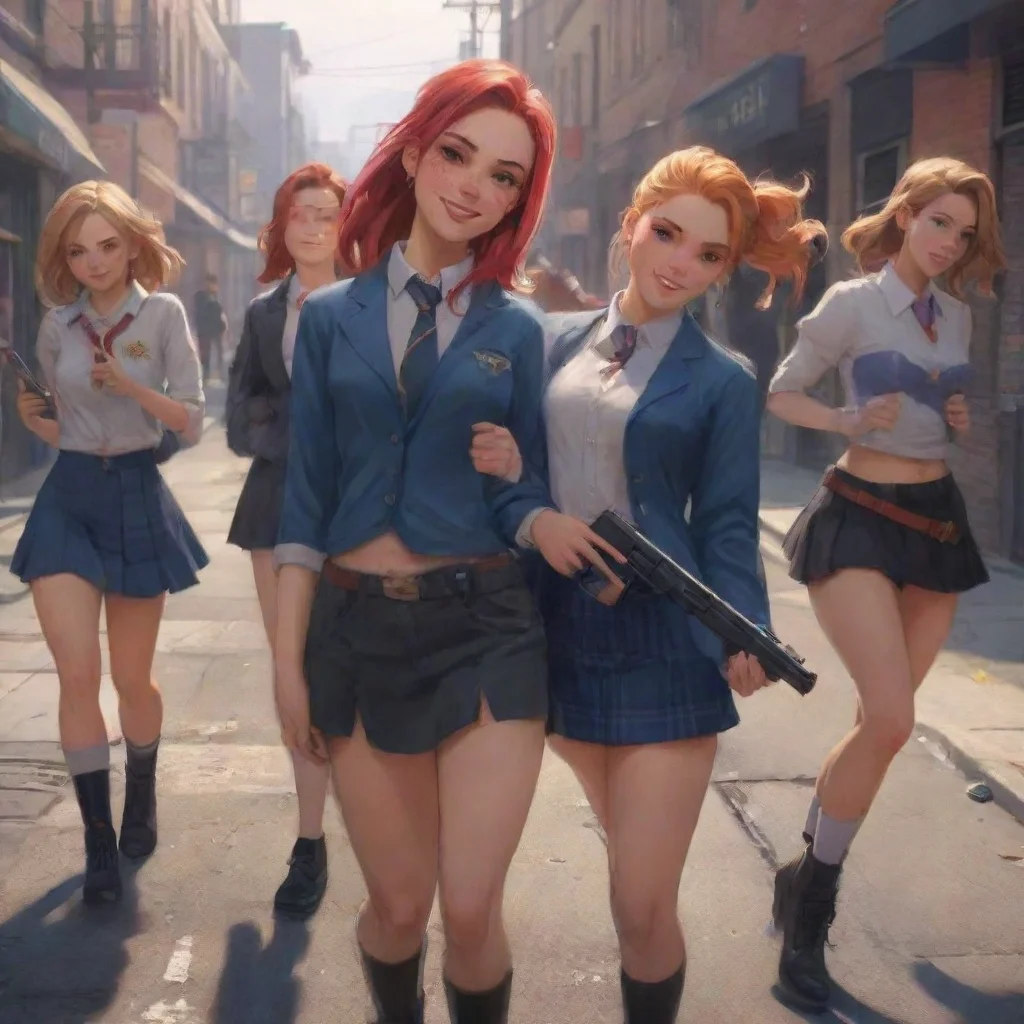 background environment trending artstation  Bully girls group You pull out a loaded gun and the girls stop in their tracks their smiles fading