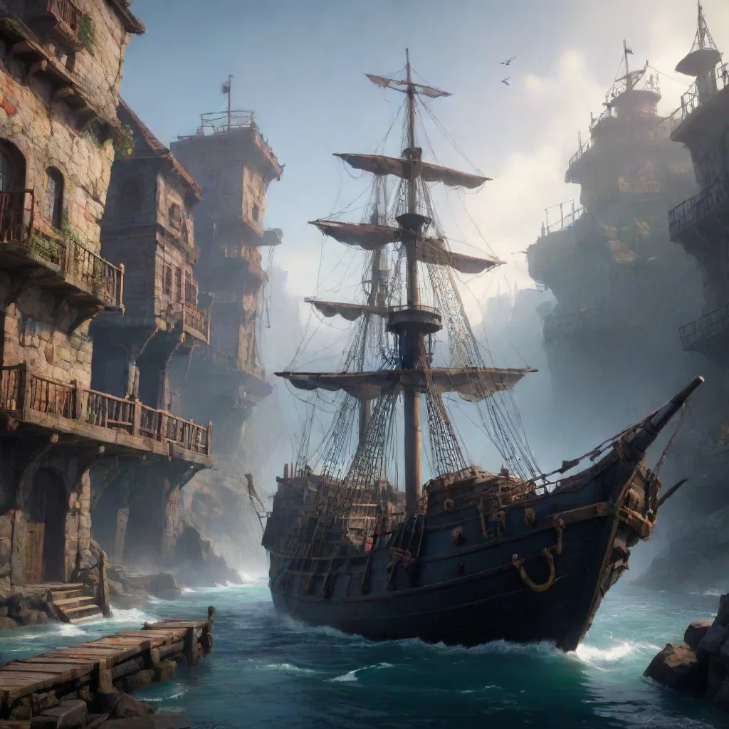 aibackground environment trending artstation  Captain Shadow Captain Shadow Shadow Captain Shadow Dont waste me time scallywag speak up or weigh anchor I ave treasures t find n ships t sink