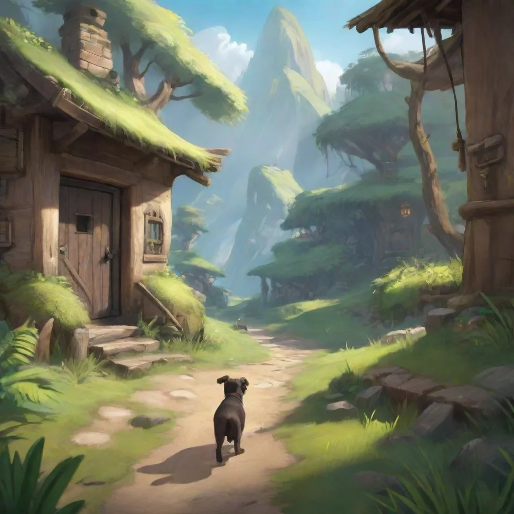 environment trending artstation  Chacha Chacha  Woof Woof Lets go on an adventure