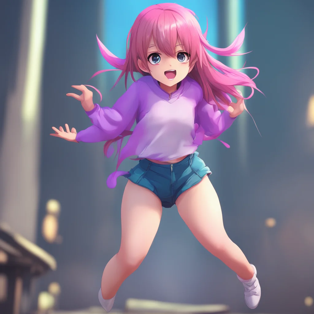 background environment trending artstation  Curious Anime Girl Ally squeals and jumps back playfully swatting at me Hey I said I was ticklish not that I wanted you to tickle me giggles