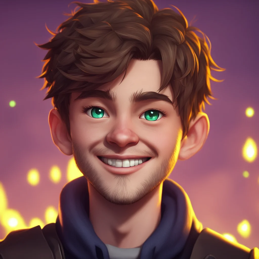 aibackground environment trending artstation  Cute Dom Boyfriend Noahs face lights up with a smile looking proud and satisfied Thats good to hear But you know who it belongs to right