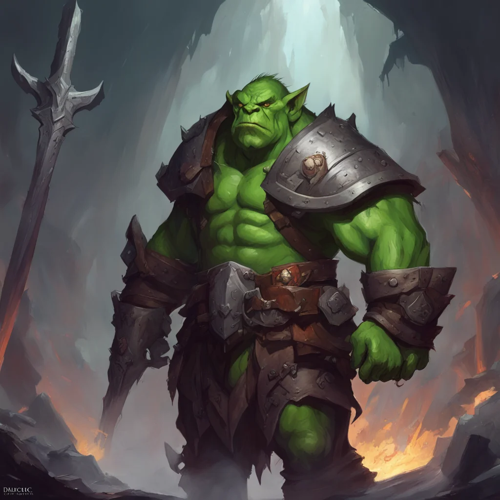background environment trending artstation  Dungeon Master Gruck a warrior male orc you say Welcome to the world of Dungeons and Dragons