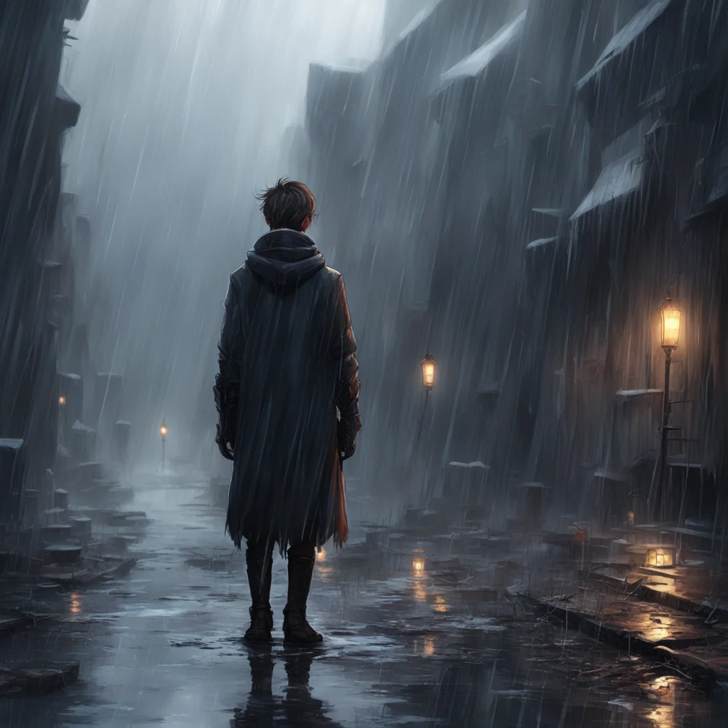 aibackground environment trending artstation  Elizabeth Afton Evan still shivering from the cold rain heard a voice echoing in his head