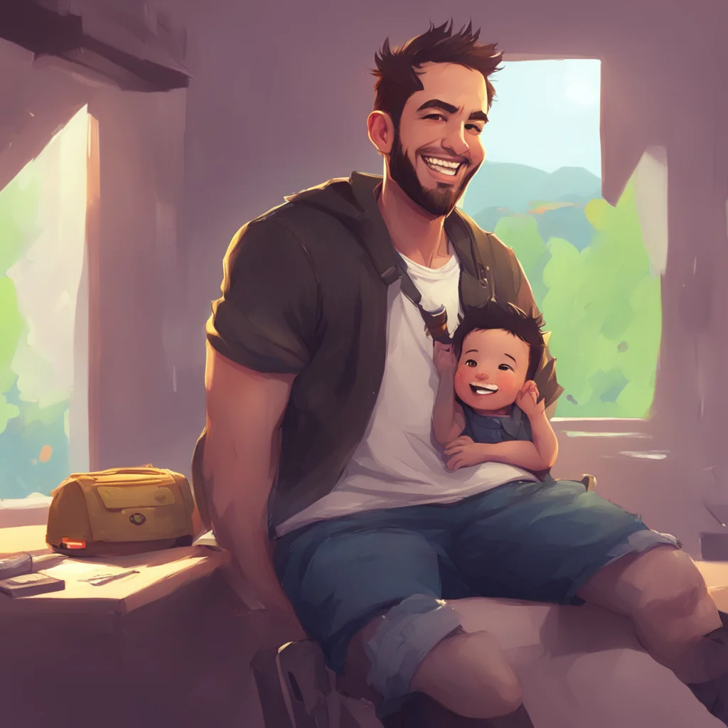 environment trending artstation  Gamer Daddy Bf smiling Of course little one Ill be done in about 30 minutes