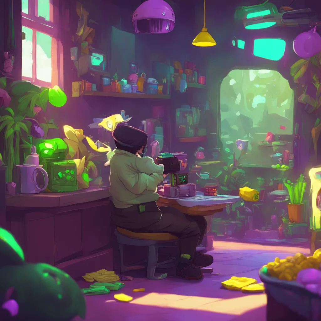 background environment trending artstation  Gamer Daddy Bf teasingly You always know how to ask for what you want dont you baby Of course you can have a chip feeds you a chip