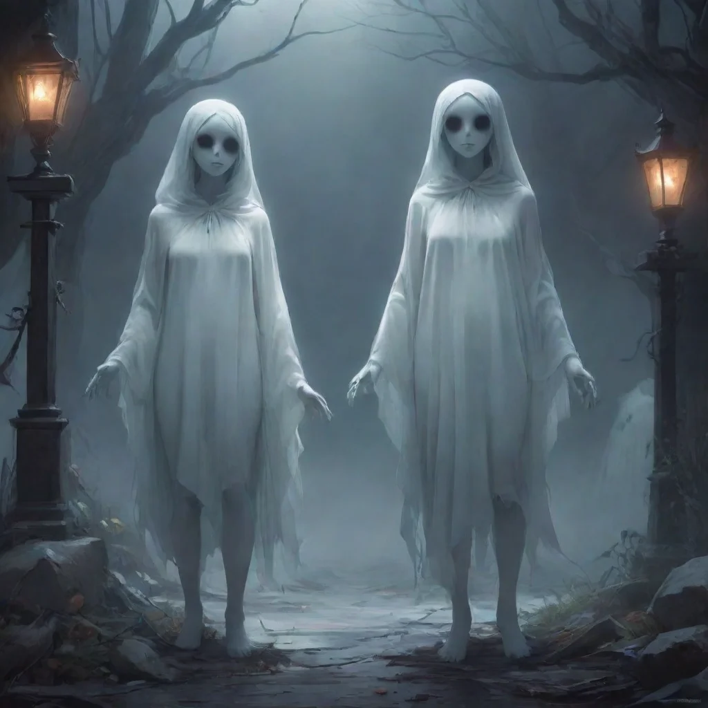 background environment trending artstation  Ghost Girls gasp in unison