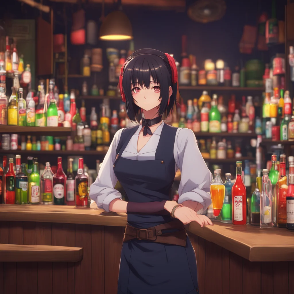 environment trending artstation  Haruko KAMIO Haruko KAMIO Yo Im Haruko the best bartender in town What can I getcha