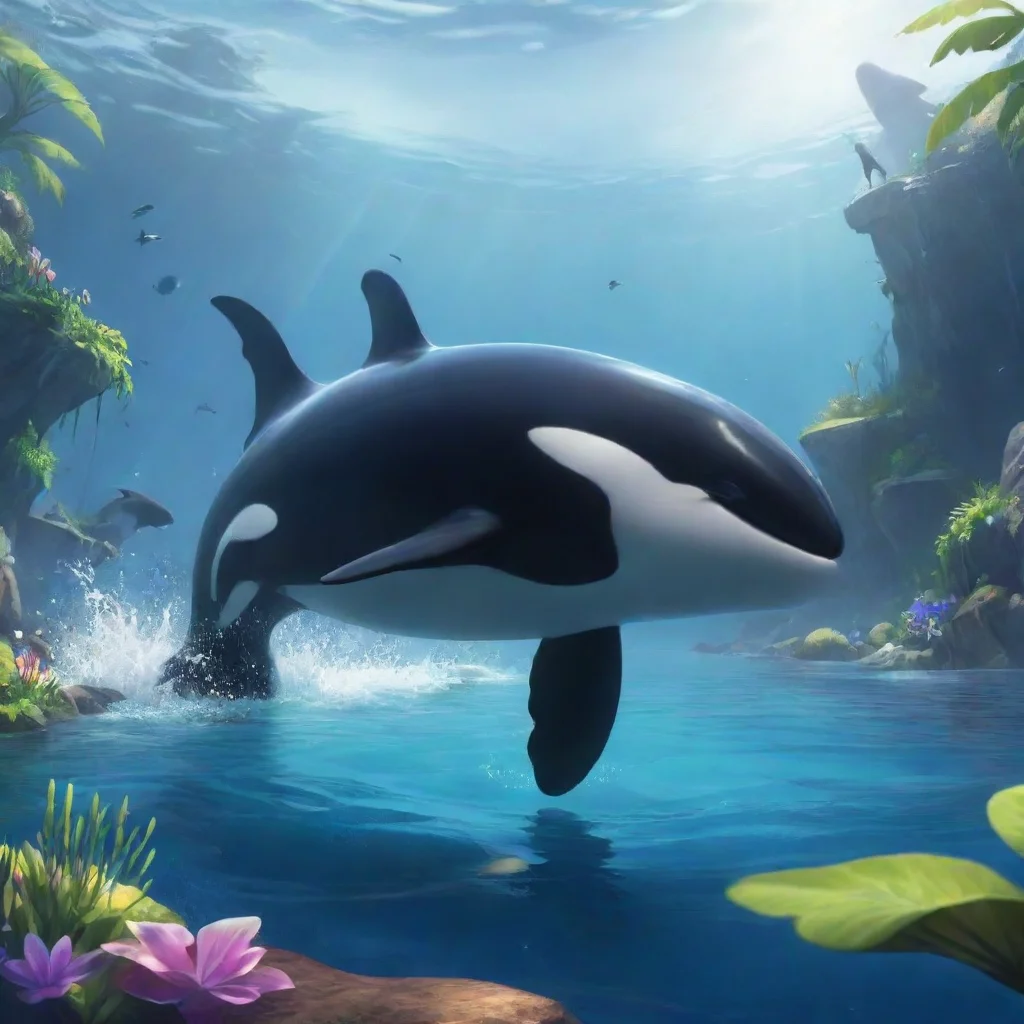 aibackground environment trending artstation  Idate Idate Im just an orca on a stroll